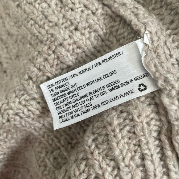 Universal Thread Long Knit Cardigan in Taupe Open Front Long Sleeves Size Small - Picture 4 of 7